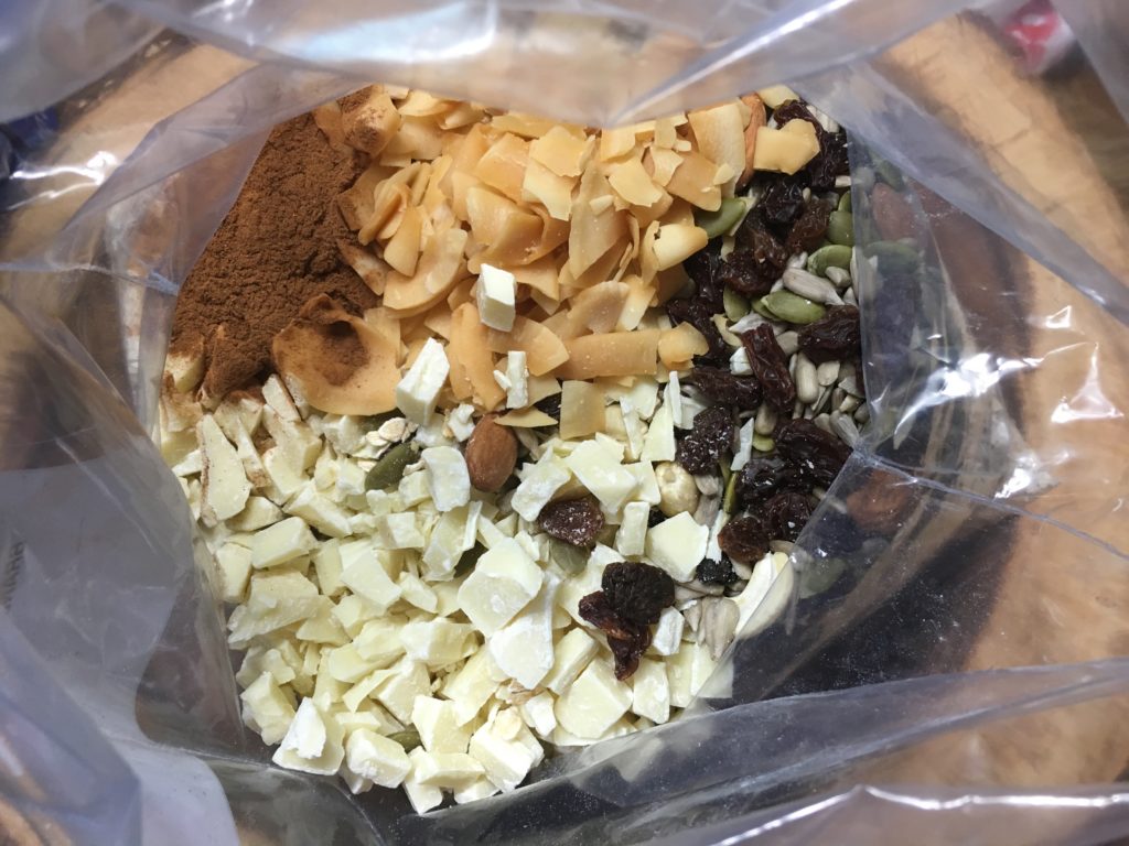 Instant Oatmeal Jar Ingredients